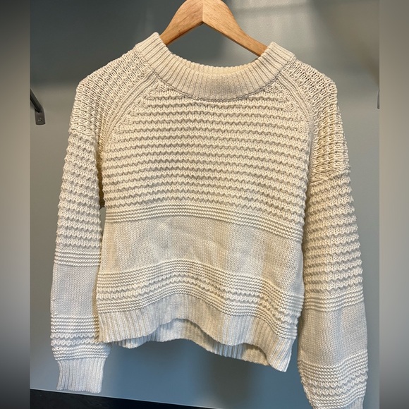 Cream Knit Sweater - Picture 1 of 3